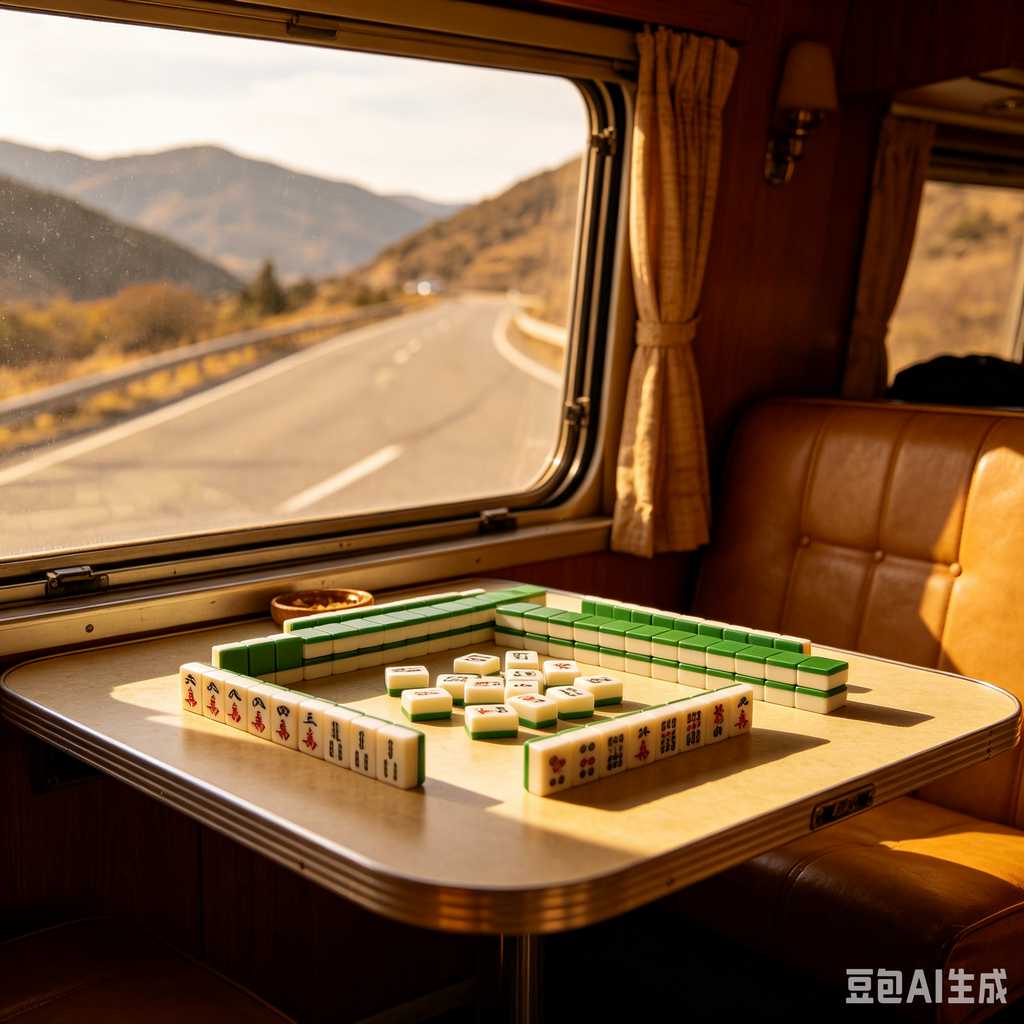 travel mahjong table mat set