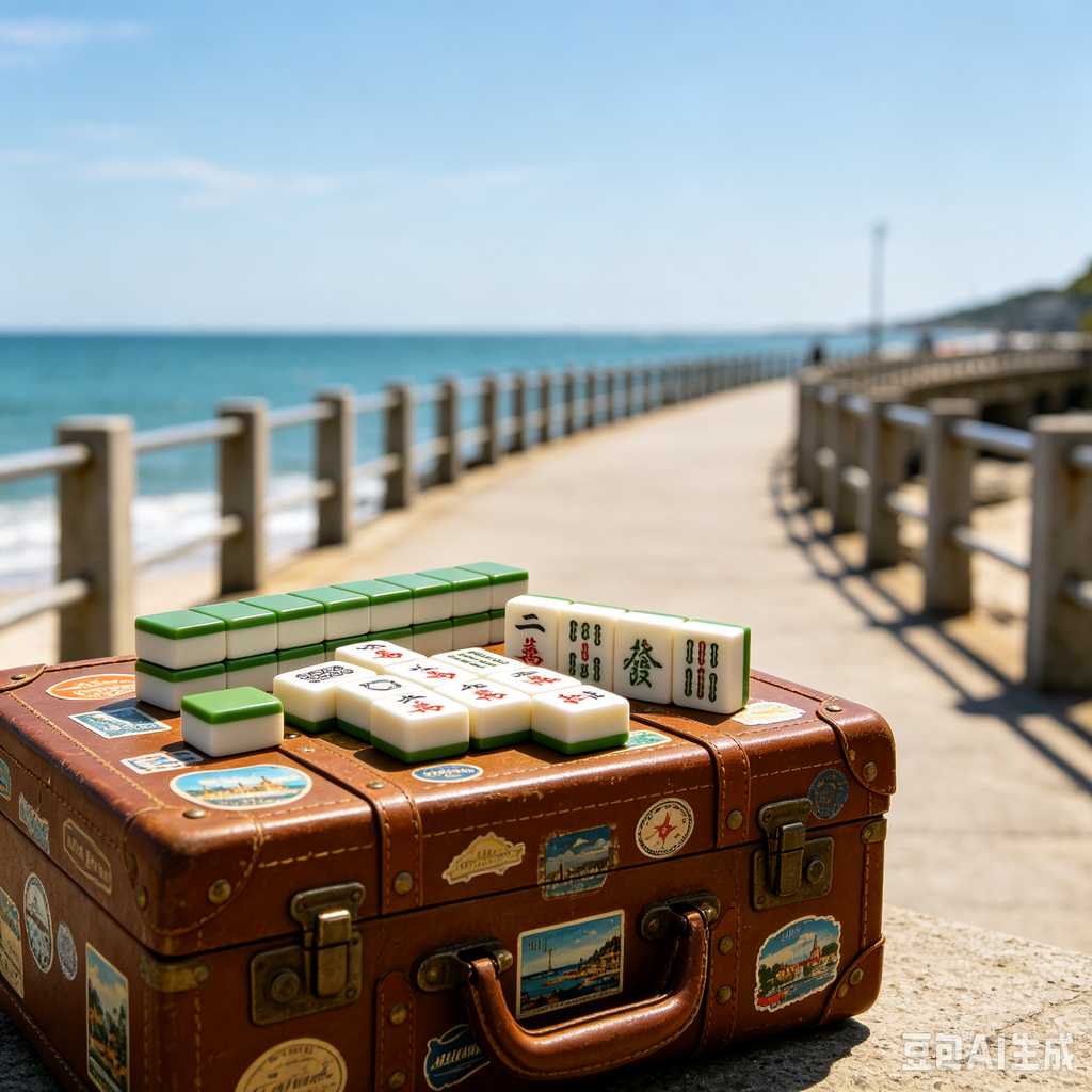 mini pocket mahjong travel set