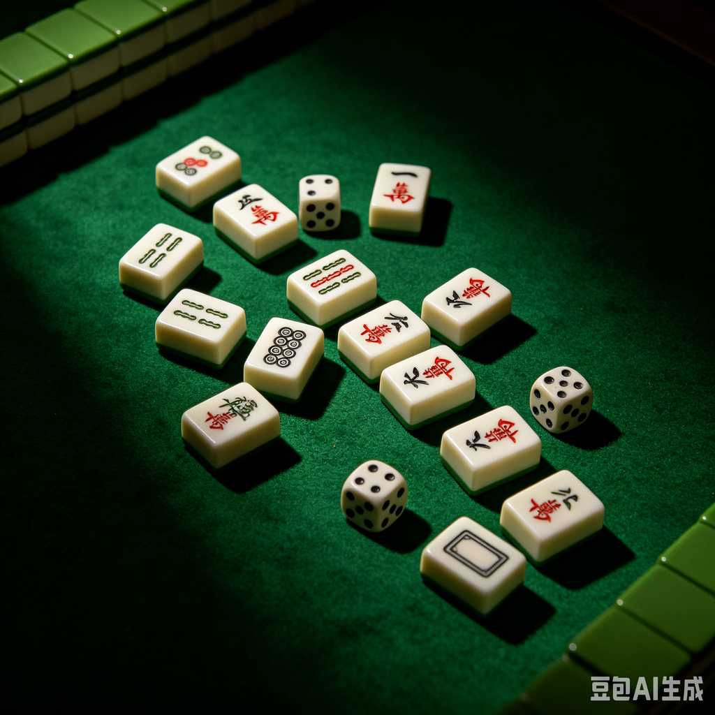 mini mahjong tiles keychain