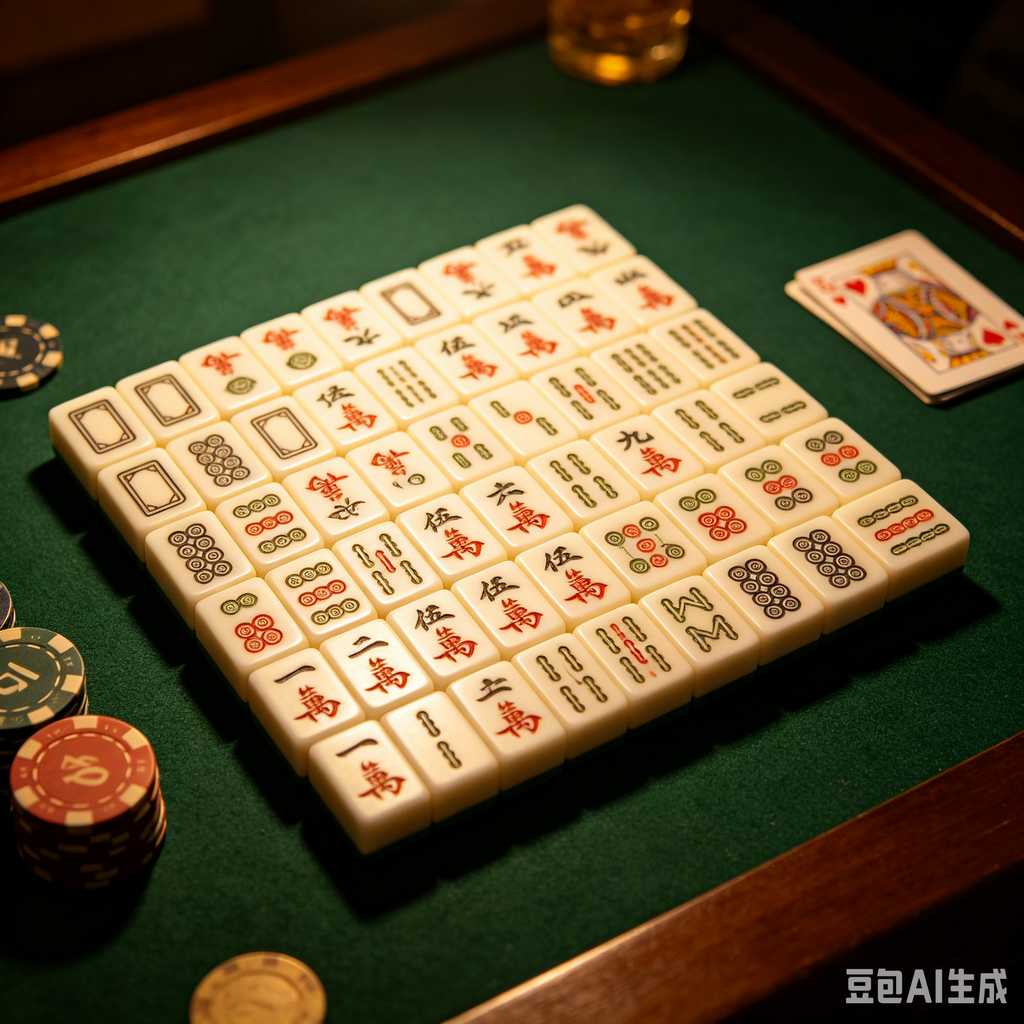 custom logo printed mahjong tiles