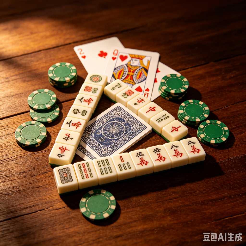 transparent mini mahjong set
